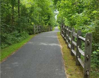 Looking southerly along Stillwater Multi-Use Trail