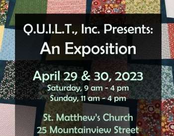 Quilt Show flyer
