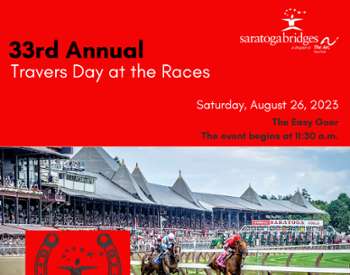 Event flier. View event details here: https://www.giveffect.com/campaigns/24061-33rd-annual-travers-day-at-the-races
