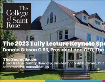 2023 Tully Lecture Huether School of Business | The College of Saint Rose