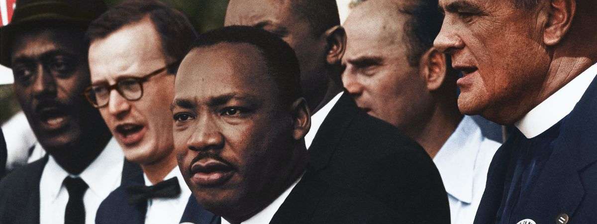dr. martin luther king, jr. just before the march on washington