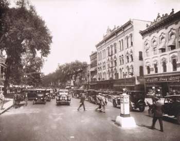 Broadway and Division Street, Saratoga Springs, c. 1929, Image Courtesy of The George S. Bolster Collection