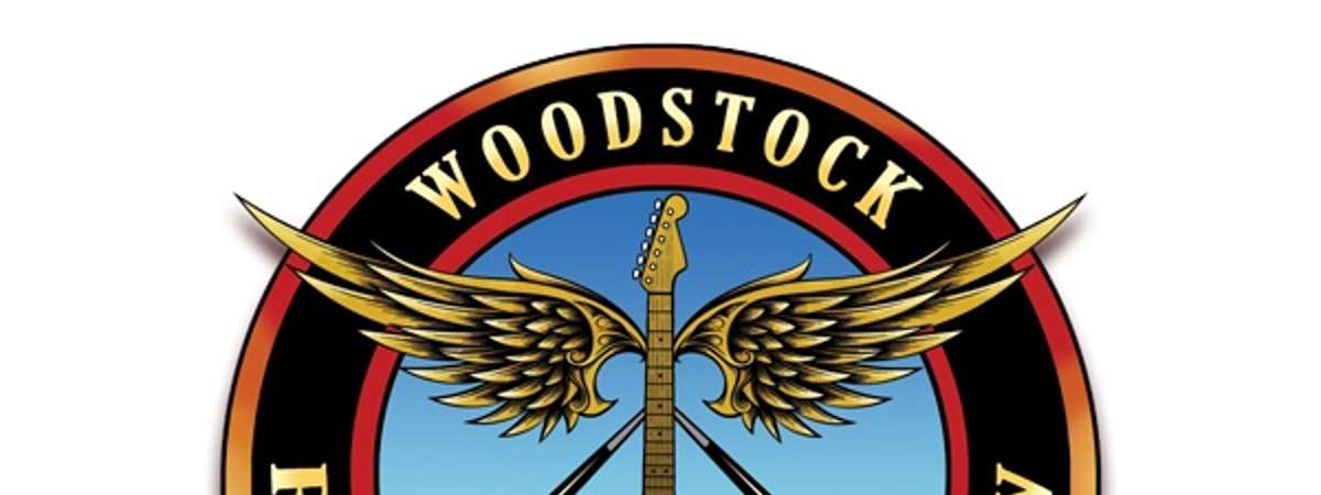 Woodstock rock art and poster show logo