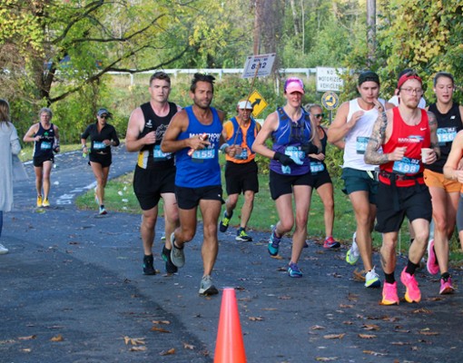 people running on path