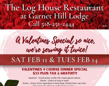 Valentine's day menu poster