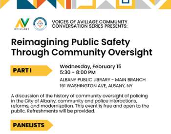 Flyer - Reimagining Public Safety Through Community Oversight Part 1