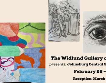 Johnsburg Central School Art Exhibit flyer