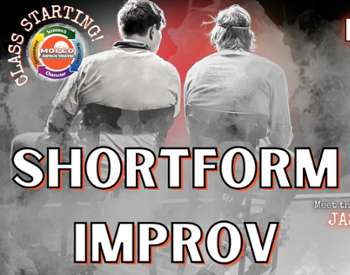 Shortform Improv Games Hosted by the Mopco Improv Theatre flyer