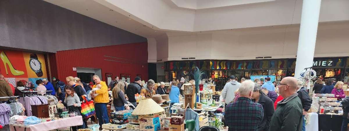 Jan 22 flea market at Wilton Mall