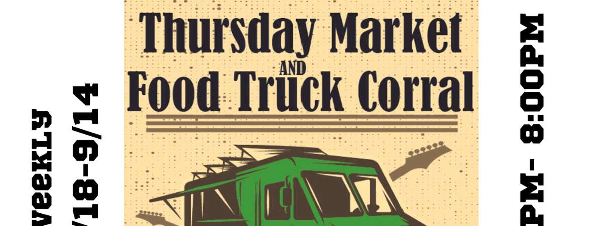 thursday food truck corral poster