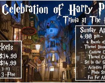 a celebration of Harry Potter event poster