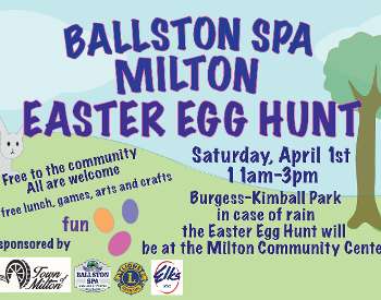 poster for Easter egg hunt