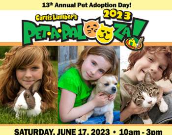 Curtis Lumber Ballston Spa's PetAPalooza Pet Adoption Day flyer