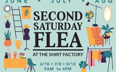 second saturday flea poster