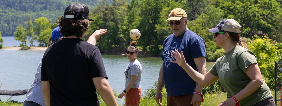 people playing a sport game