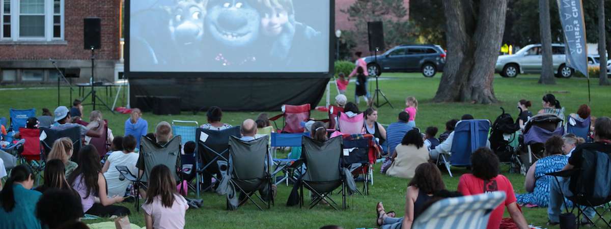 outdoor movie event
