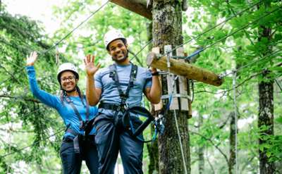 Adults in Aerial Park at West
