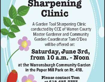 sharpening clinic poster