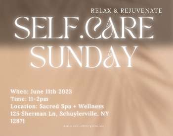 Self-Care Sunday at Sacred Spa
