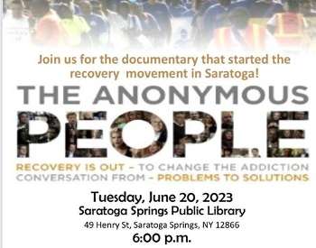 Event Flyer for "the anonymous people"