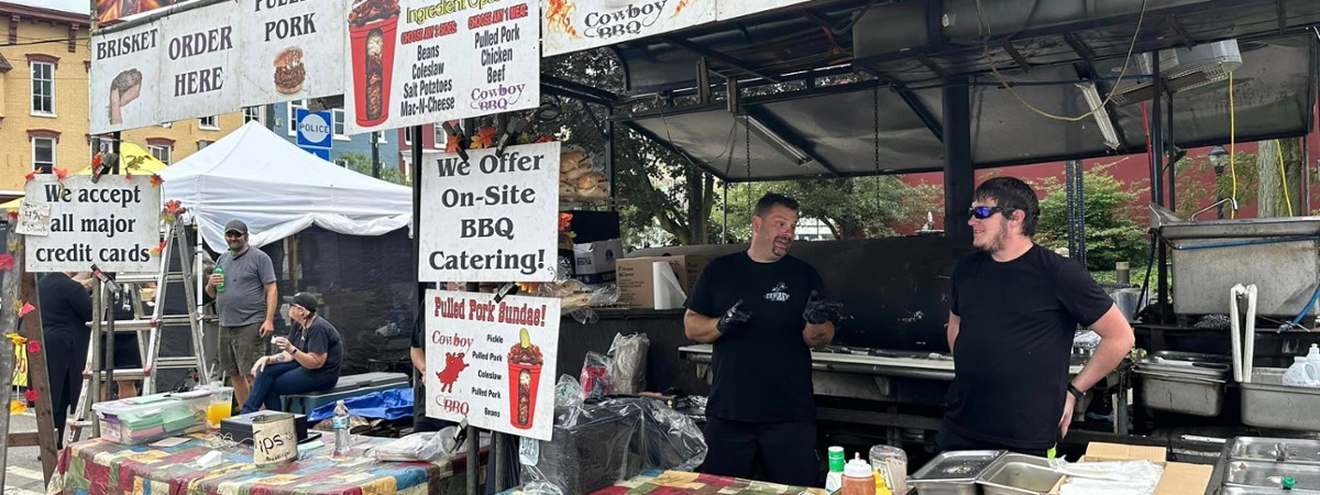 BBQ food vendor