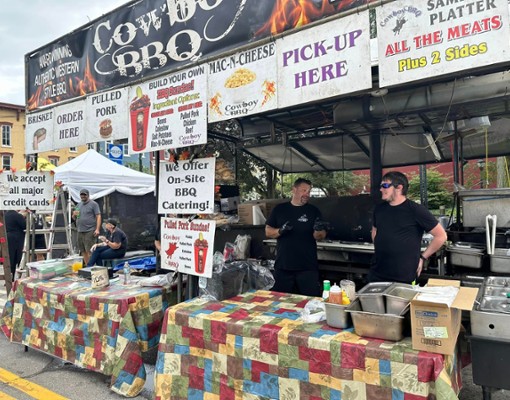 BBQ food vendor