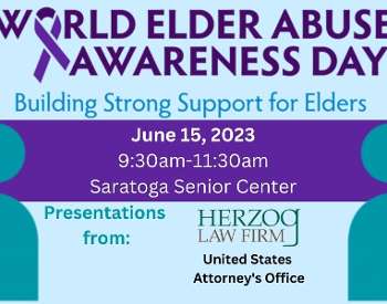 Elder Abuse Awareness Banner