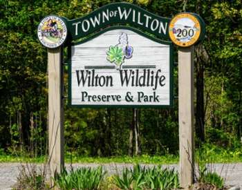 Wilton Wildlife Sign