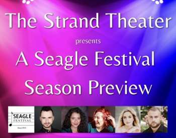 seagle festival preview at the strand purple and pink poster with headshots
