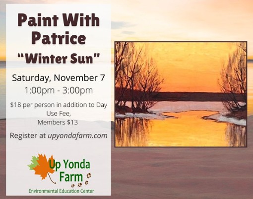 Winter Sun Painting with program date