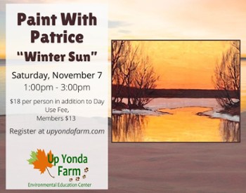 Winter Sun Painting with program date