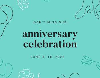 Join Just Because for our Anniversary Celebration!