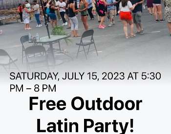 latin party flyer