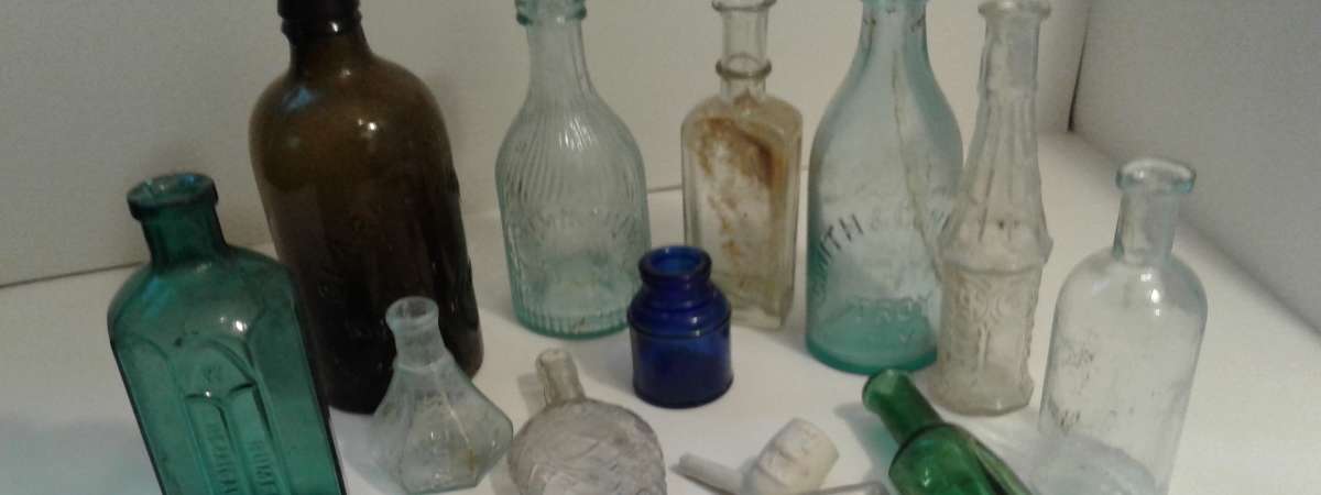 Antique Bottles c 1850's - 1900