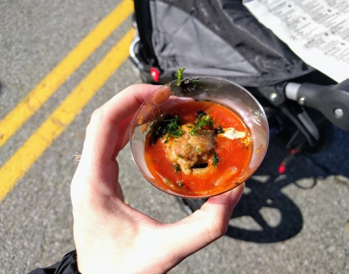 stuffed mushroom sample