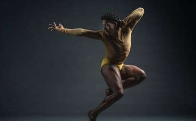 a ballet dancer doing a pose