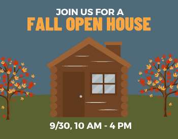 Join us for a fall open house on 9/30!