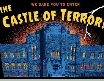 The Castle Of Terror at Armory Studios NY flyer with same information as event description