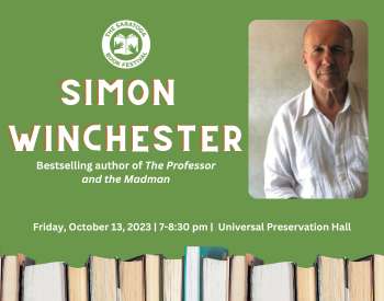 Simon Winchester at Saratoga Book Festival
