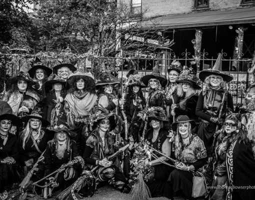 B&W Witch Walk