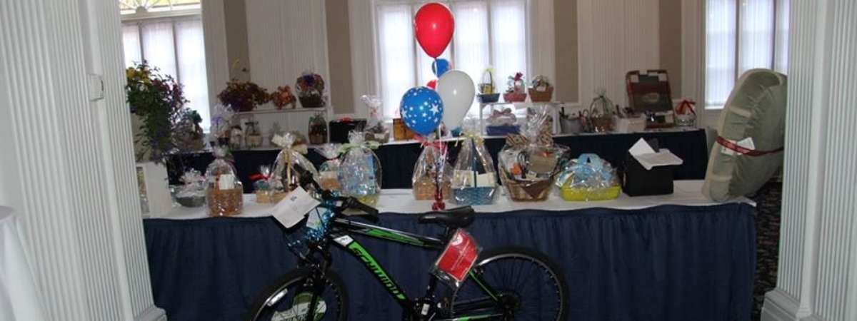 baskets on a table