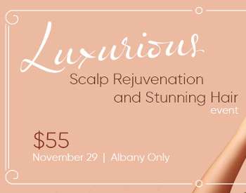 Luxurious Scalp Rejuvenation and Stunning Hair Event