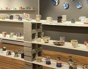 View of Schacht Gallery from CLAYFEST 2022.
