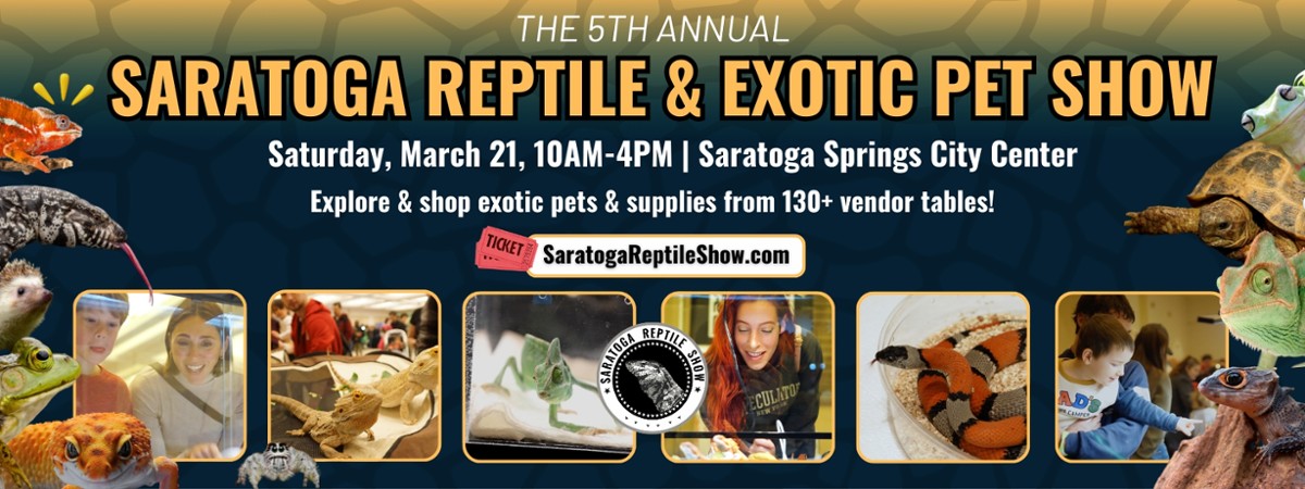 poster for Saratoga Reptile Show