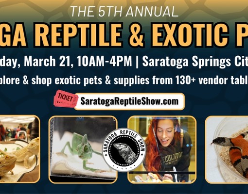 poster for Saratoga Reptile Show