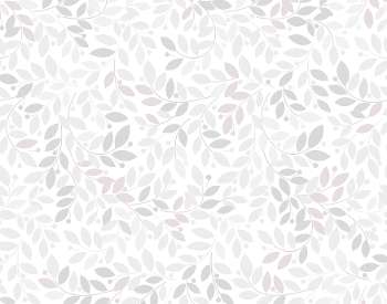 wedding wallpaper with off-white and light grey leaves