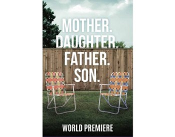 mother daughter father son play poster
