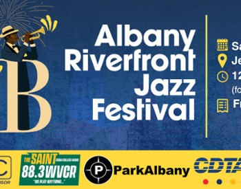 albany riverfront jazz festival logo for 2026