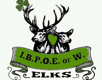 Frederick Allen Elks Lodge #609 Logo, Green for St. Patrick's Day