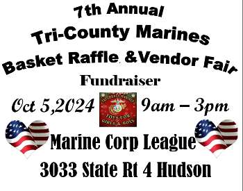 7th Annual Basket Raffle and Vendor Fair Fundraiser for Tri-County Marines Toys for Girls and Boys